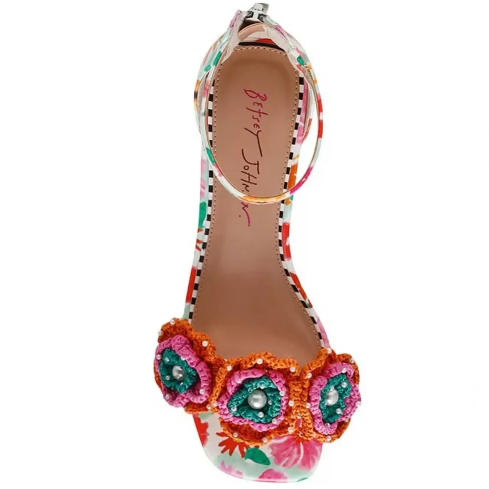 Betsey Johnson
Brandee Crochet Flower Dress Sandals - Picture 3 of 12